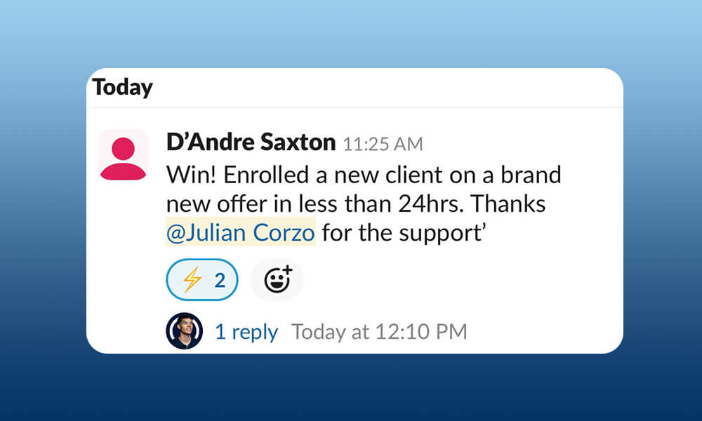 Scale Your Content Agency With Julian Corzo A screenshot of a social media post celebrating the enrollment of a new client on a brand offer with gratitude expressed towards a supporter for helping to Conquer Acquisitions. Conquer Acquisitions